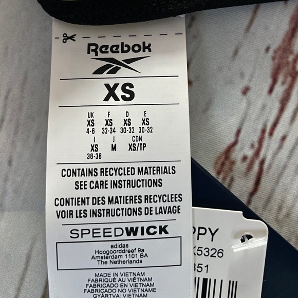 Reebok Hero Med-Impact Strappy Sports Bra Size XS - Picture 14 of 15